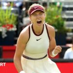 Katie Boulter celebrates