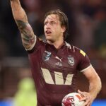 Queensland si udržal sériu pôvodu v krajine pôvodu a porazil NSW 26-24 Rýchlo financujúci NSW 26-24 (na obrázku, kapitán Marons Cameron Munster)