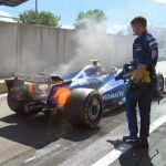 Carlos Sainzi Williams zapálil osvetlenie pred začiatkom Rakúska Grand Prix v nedeľu