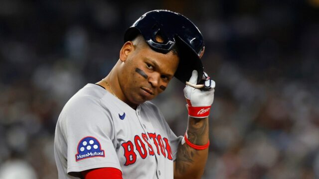 Red Sox's Rafael Devers výmena iskry viscerálnej reakcie

