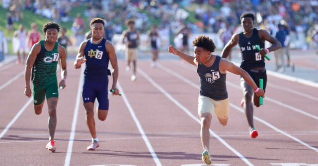 Relé na Long Beach Poly Boys 4x400 svieti na štátnych majstrovstvách

