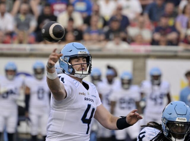 CFL: Toronto Argonauts v Montreale Alouettes