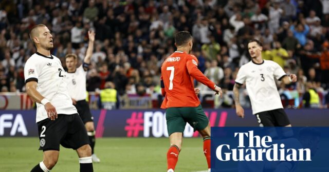 Ronaldo zasiahne víťaza ako portugalského podlahy Nemecko, aby dosiahla ligu národov | Liga národa

