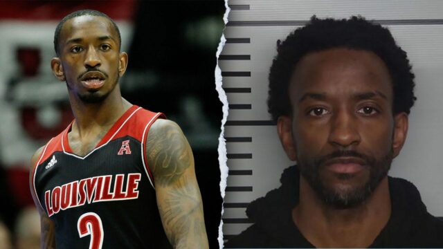 Russ Smith, bývalá vysokoškolská basketbalová hviezda, zatknutá za DI v Louisville

