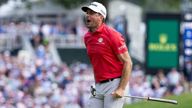 Ryder Cup -Aptain Keegan Bradley dramaticky vyhrá majstrovstvá cestujúcich

