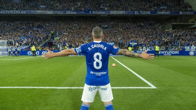 Santi Cazorla vedie Real Oviedo na 40 do play-off finále proti subdogom

