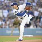 Shohei Ohtani urobil v pondelok večer LA Dodgersov vysoko očakávaný štvorcový debut