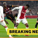 Victor Osimhen prestal vychovávať dav a zároveň oslavovať skóre pre Galatasaray proti Tottenhamovi
