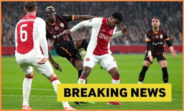 Victor Osimhen prestal vychovávať dav a zároveň oslavovať skóre pre Galatasaray proti Tottenhamovi