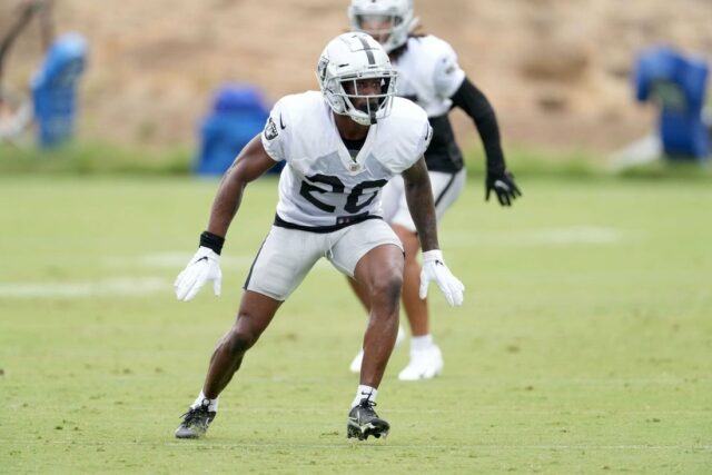 NFL: Las Vegas Raiders Los Angeles v bežnej praxi Rams