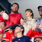 Taylor Swift a Travis Kelce, ktorí sa zúčastnia vo štvrtok večer. V hre