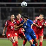 Thajsko hodí Timor-leaves do ázijských žien v kvalifikáciách AFC 2026, sleduje Indiu v hodnotení rozdielu gólov