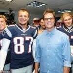 Rob Gronkowski (vľavo) a Tom Brady (vpravo) znovuzjednotili Fanatics Fest v New Yorku