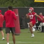 Travis Kelce bude vidieť tento týždeň v mestských náčelníkoch mesta Missoura Kansas Minecamp