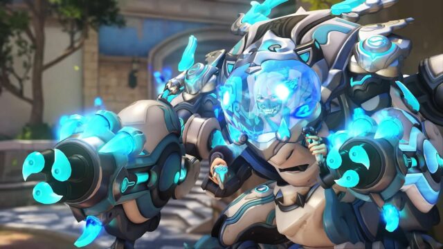 Mýtická pokožka D.Va (obrázok Via Blizzard Entertainment)
