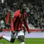 Striker Evan Guessand podlieha záujmu West Ham a Wolvesovej Premier League