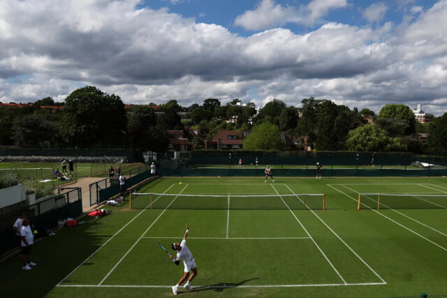 All England Lawn Tennis and Croquet Club zhora. (Julian Finney/Getty Images)