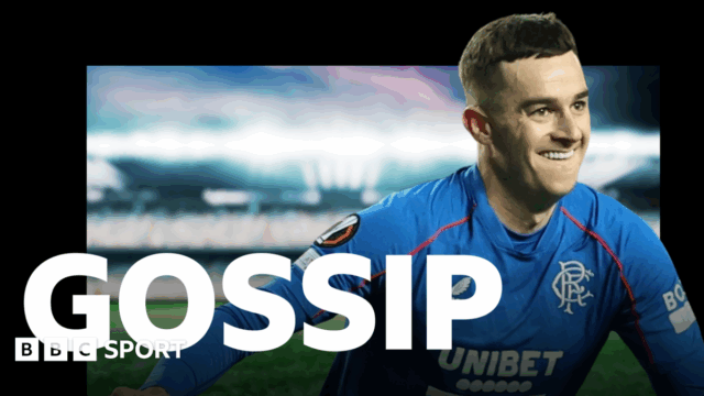 Tom Lawrence smiling along with gossip logo
