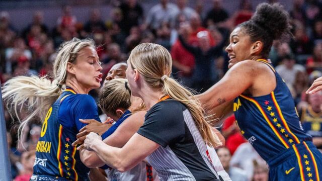 Zdá sa, že Fever's Sophie Cunningham sa pomstí za lacné zábery Caitlin Clark


