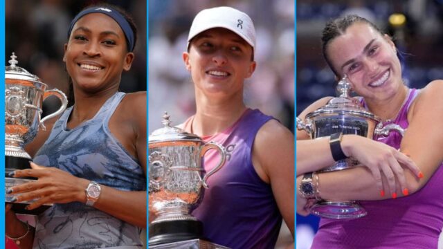 ft Swiak, Sabalenka, Gauff, Osak

