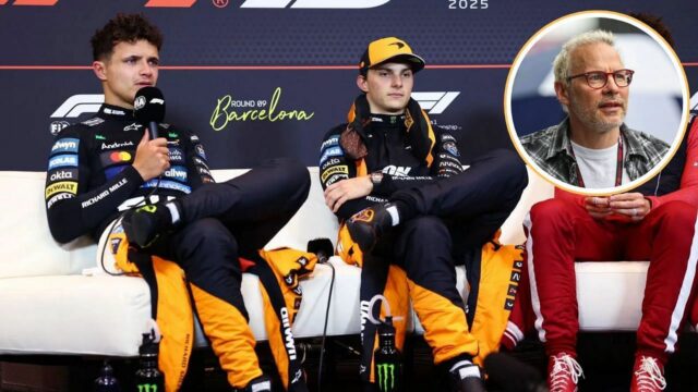 Oscar Piastri a Lando Norris na veľkej cene F1 Španielsko - kvalifikácia - Zdroj: Getty