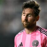 Lionel Messi #10 Inter Miami CF počas futbalového zápasu.