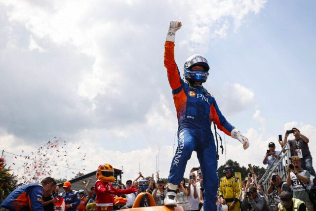 Scott Dixon v IndyCar Ntt 2025 Honda Indy 200 v Mid -ohio - Zdroj: Getty