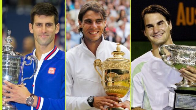 6 mužov s najdlhšími pruhmi Grand Slam: Djokovic, Nadal, Federer Rank?

