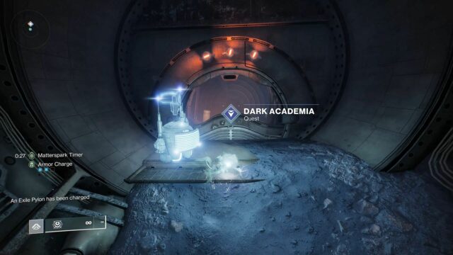 Prejdite pod malú rampu a nájdite prvú batériu (obrázok cez Bungie | YouTube/Xgarbett)