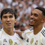 Trent Alexander-Arnold and Gonzalo Garcia