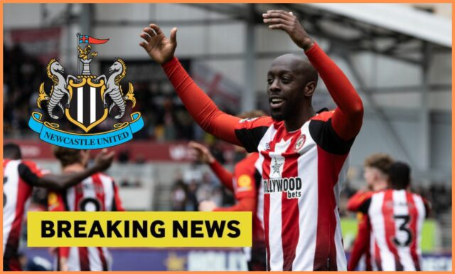 Yoo Wissa oslavuje cieľ pre Brentford