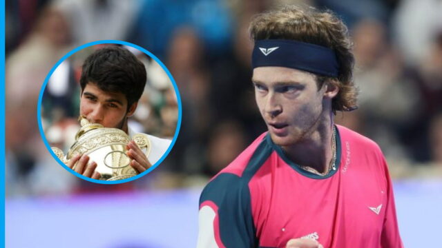 Andrey Rublev, Carlos Alcaraz vo Wimbledone odhaľuje tvrdý plán

