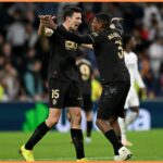 Christian Mosquera oslavuje cieľ pre Valencia