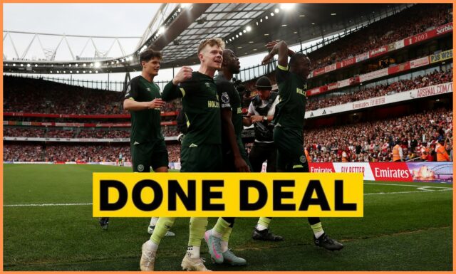 Christian Norgaard oslavuje Brentfordské poznámky proti Manchester City