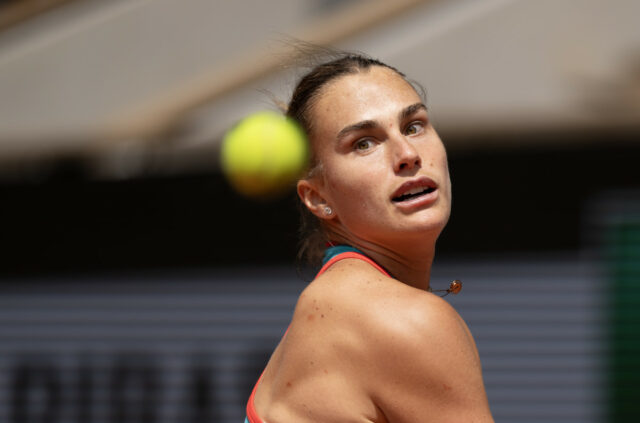 Aryna Sabalenka robí

