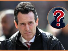 Brankára Aston Villy Martineza hľadá Inter Miláno Marco Bizot oslavuje