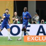 Nicolas Jackson oslavuje cieľ pre Chelsea