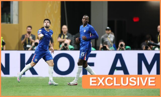 Nicolas Jackson oslavuje cieľ pre Chelsea