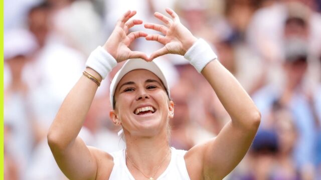 Bencic Bencic +15 v rebríčku WTA, keď napodobňujem Martinu Hingis vo WMABEDON 

