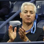 Bill Ackman, ktorý hrá na podujatí v ATP, robí výsmech Pro Tenis