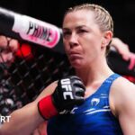 Molly McCann before her fight against Alexia Thainara in March