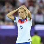 Leah Williamson bola nepohodlná s výkonom Anglicka vo francúzskej porážke 2-1