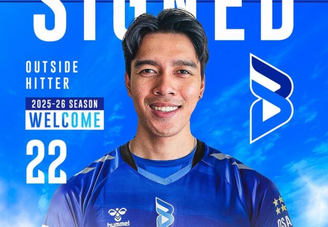 Bryan Bagunas je poslednou zmluvou o Osaka Bluteon pre budúcu sezónu 2025-2025 Japan SV.League.