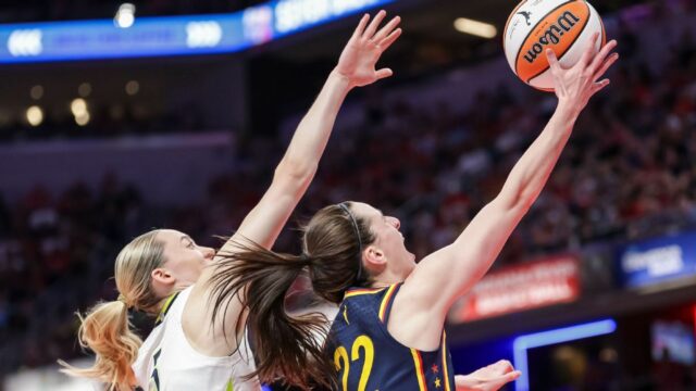 Caitlin Clark, rekord jazdy horúčkou v prvej polovici trasy krídla


