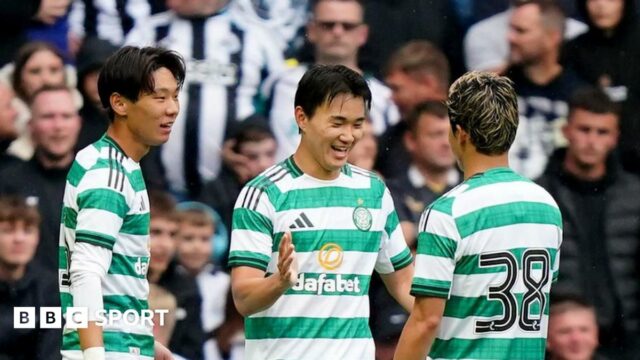 Celtic's Yang Hyun-Jun celebrates