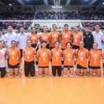 Farm Fox Foxies počas PVL na prehliadke Tour proti Highrisers Tower.