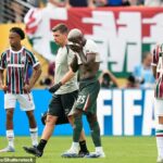 Moises Cainedo bol nútený zastaviť Chelseaho semifinále víťazstvo proti Fluminense