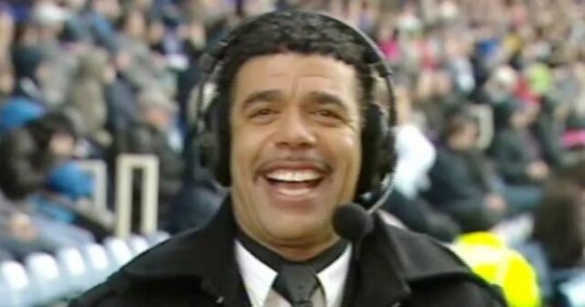 Chris Kamara et Ben Shephard pour jouer en jeu sur le fan de l'Angleterre qui a mis Flare dans ses fesses

