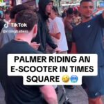 Cole Palmer ohromil fanúšikov, keď v sobotu uvidel skúter v New Yorku.