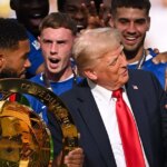 Cole Palmer `` voulait que Donald Trump bougeait 'après avoir écrasé les célébrations de la Coupe du monde du monde